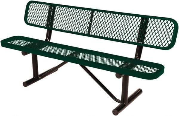 Vestil - 8' Long x 20" Wide, Steel Bench Seat - USA Tool & Supply