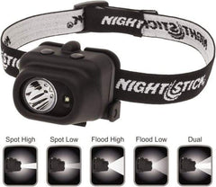 Bayco - LED Bulb, Hands-free Flashlight - Black Polycarbonate Body, AAA Batteries - USA Tool & Supply