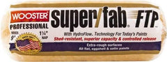 Wooster Brush - 1-1/4" Nap, 9" Wide Paint Roller - Extra-Rough Texture, Synthetic Knit - USA Tool & Supply