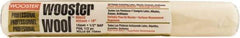 Wooster Brush - 1/2" Nap, 18" Wide Paint Roller - Semi-Rough Texture, Lambswool - USA Tool & Supply