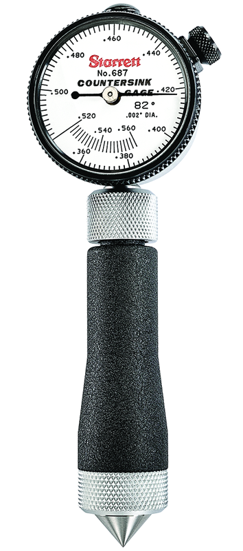 #687-3Z Countersink Gage 82 Degree .360"-.560" - USA Tool & Supply