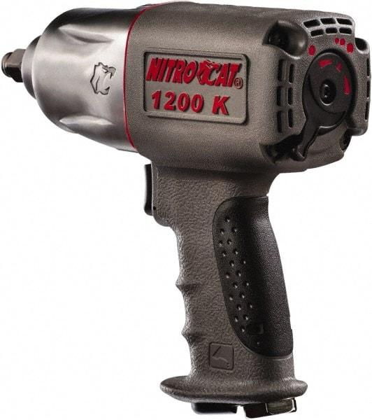 AIRCAT - 1/2" Drive, 8,000 RPM, 900 Ft/Lb Torque Impact Wrench - Pistol Grip Handle, 950 IPM, 8 CFM, 90 psi, 1/4" NPT Inlet - USA Tool & Supply