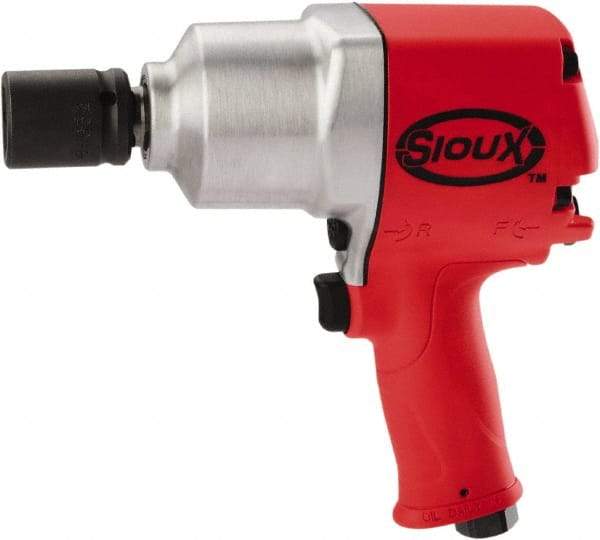 Sioux Tools - 3/4" Drive, 6,700 RPM, 1,050 Ft/Lb Torque Impact Wrench - Pistol Grip Handle, 1,050 IPM, 5.6 CFM, 90 psi, 3/8" NPT Inlet - USA Tool & Supply