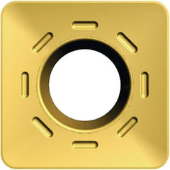 Kennametal - SDHT120412 422 Grade X500 Carbide Milling Insert - TiN/TiC/TiN Finish, 0.187" Thick, 1/2" Inscribed Circle - USA Tool & Supply