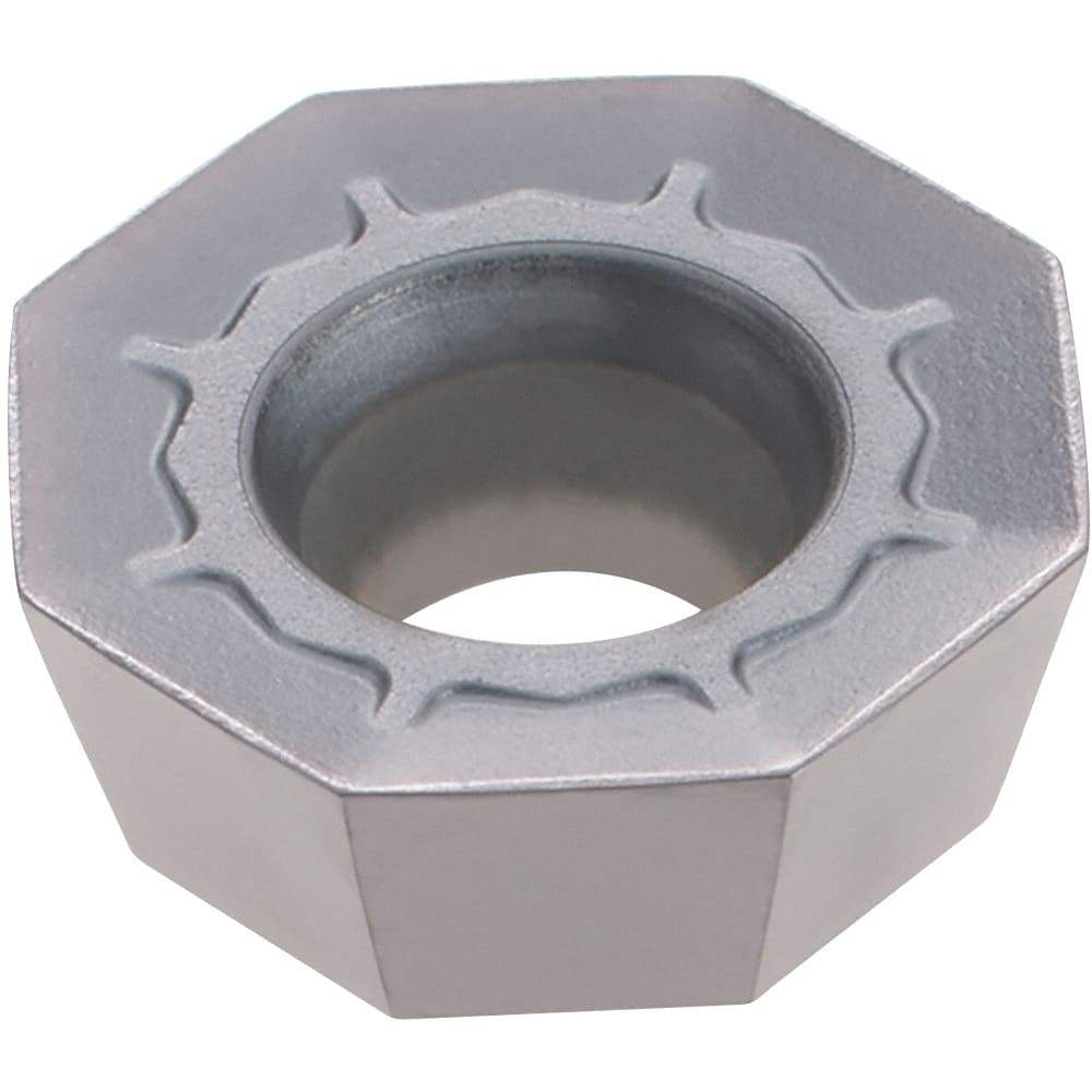 Kennametal - ODET040304 44 Grade SP6519 Carbide Milling Insert - TiAlN Finish, 0.187" Thick, 1/2" Inscribed Circle - USA Tool & Supply