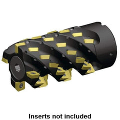 Kennametal - 84 Inserts, 100mm Cut Diam, 40mm Arbor Diam, 133mm Max Depth of Cut, Indexable Square-Shoulder Face Mill - 0° Lead Angle, 165mm High, SD.. 1204.. Insert Compatibility, Through Coolant, Series 5230VS12 - USA Tool & Supply