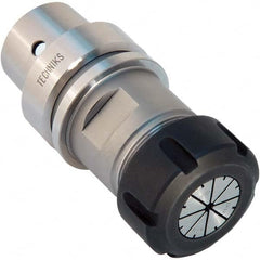 Techniks - 3/32" x 3/4" HSK40E Taper Shank ER ER25 Collet Chuck - USA Tool & Supply