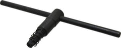 Gibraltar - 12" Chuck Diam Compatibility, Lathe Chuck Key - Compatible with 3-Jaw Chucks, Self Ejecting, 4.53" Body Length, 0.512" Actual Key Square Size - USA Tool & Supply