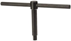 Gibraltar - 10" Chuck Diam Compatibility, Lathe Chuck Key - Compatible with 4-Jaw Chucks, Self Ejecting, 4.53" Body Length, 0.472" Actual Key Square Size - USA Tool & Supply