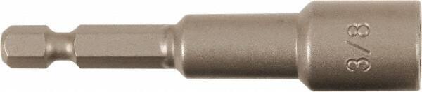 Wiha - 3/8" Magnetic Nutsetter - 1/4" Hex Drive, 2-1/2" OAL - USA Tool & Supply