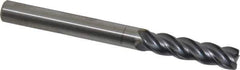 Kennametal - 3/8", 4 Flute, Solid Carbide, 0.03" Corner Radius End Mill - 4" OAL, 1-1/2" LOC - USA Tool & Supply