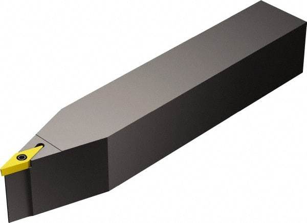 Sandvik Coromant - SVVB, Neutral Cut, 17.50° Lead Angle, 20mm Shank Height x 20mm Shank Width, Neutral Rake Indexable Turning Toolholder - 125mm OAL, VBMT 16 04 08 Insert Compatibility, Series CoroTurn 107 - USA Tool & Supply