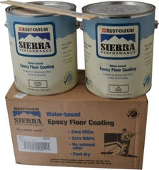 Rust-Oleum - 1 Gal Can Classic Gray Floor Coating - 230 to 340 Sq Ft/Gal Coverage - USA Tool & Supply