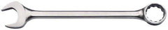 Proto - 2-9/16" 12 Point Offset Combination Wrench - 15° Offset Angle, 29-3/4" OAL, Steel, Satin Finish - USA Tool & Supply