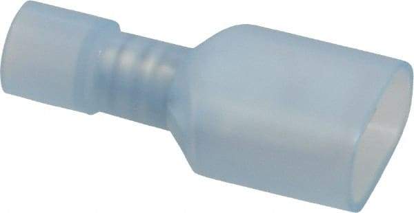 Thomas & Betts - 16 to 14 AWG, Nylon, Fully Insulated, Male Wire Disconnect - 1/4 Inch Wide Tab, Blue, CSA Certified, RoHS Compliant, UL 94 V-2, UL File E9809, UL Listed - USA Tool & Supply