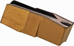 Iscar - 300E040GIP Grade IC808, 3mm Cutting Width Carbide Grooving Insert - 13mm Max Depth of Cut, Neutral, 0.41mm Corner Radius, TiN/TiAlN Finish - USA Tool & Supply