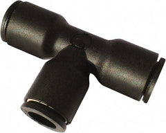 Legris - 6 x 4mm Outside Diam, Nylon Push-to-Connect Union Tee - 290 Max psi - USA Tool & Supply