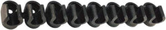 Legris - 5/16 Hose OD, Clip Strip - Black, 7 Slots, 3-5/16" OAL, For Use With Tubes - USA Tool & Supply