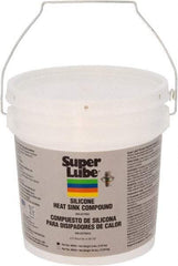 Synco Chemical - 5 Lb Pail Silicone Heat-Transfer Grease - White, High Dielectric Strength, 500°F Max Temp, - USA Tool & Supply