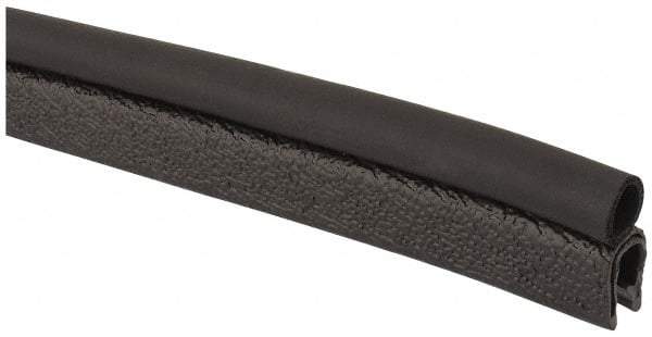 TRIM-LOK - 1/8 Inch Thick x 0.3 Inch Wide, PVC/EPDM, Trim Seal Wear Strip - 1/8 Inch Wide - USA Tool & Supply