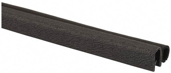 TRIM-LOK - 1/8 Inch Thick x 0.3 Inch Wide, PVC/EPDM, Trim Seal Wear Strip - 1/8 Inch Wide - USA Tool & Supply