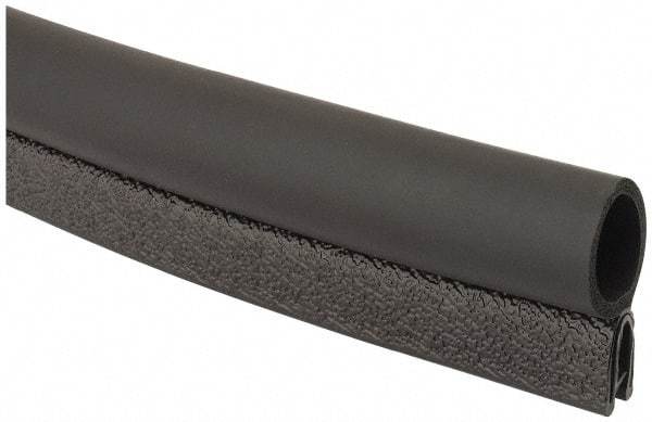 TRIM-LOK - 1/8 Inch Thick x 0.3 Inch Wide, PVC/EPDM, Trim Seal Wear Strip - 1/8 Inch Wide - USA Tool & Supply