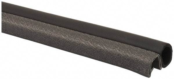 TRIM-LOK - 1/4 Inch Thick x 0.42 Inch Wide, PVC/EPDM, Trim Seal Wear Strip - 1/4 Inch Wide - USA Tool & Supply