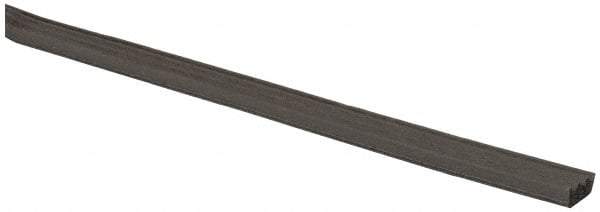 TRIM-LOK - 3/8 Inch Thick x 3/8 Wide x 100 Ft. Long, EPDM Rubber Ribbed Seal with Acrylic - USA Tool & Supply