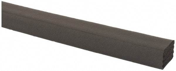 TRIM-LOK - 1/2 Inch Thick x 3/4 Wide x 100 Ft. Long, EPDM Rubber Rectangle Seal with Tape - USA Tool & Supply