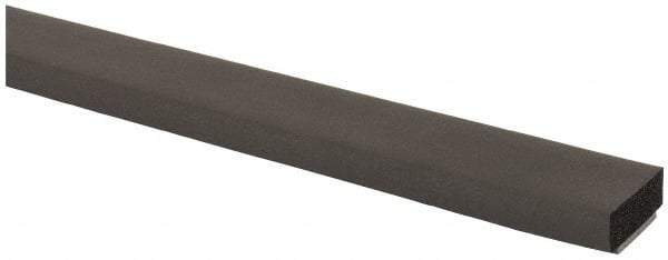 TRIM-LOK - 1/4 Inch Thick x 3/4 Wide x 100 Ft. Long, EPDM Rubber Rectangle Seal with Acrylic - USA Tool & Supply