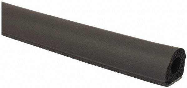 TRIM-LOK - 3/4 Inch Thick x 3/4 Wide x 100 Ft. Long, EPDM Rubber D Section Seal with Tape - USA Tool & Supply