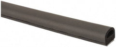 TRIM-LOK - 3/4 Inch Thick x 3/4 Wide x 250 Ft. Long, EPDM Rubber D Section Seal with Tape - USA Tool & Supply