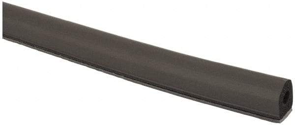 TRIM-LOK - 1/2 Inch Thick x 1/2 Wide x 100 Ft. Long, EPDM Rubber D Section Seal with Tape - USA Tool & Supply
