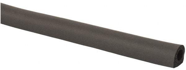 TRIM-LOK - 1/2 Inch Thick x 1/2 Wide x 100 Ft. Long, EPDM Rubber D Section Seal with Acrylic - USA Tool & Supply