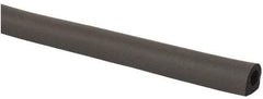 TRIM-LOK - 1/2 Inch Thick x 1/2 Wide x 100 Ft. Long, EPDM Rubber D Section Seal with Acrylic - USA Tool & Supply