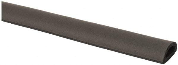 TRIM-LOK - 3/8 Inch Thick x 3/4 Wide x 100 Ft. Long, EPDM Rubber D Section Seal with Acrylic - USA Tool & Supply