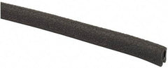 TRIM-LOK - 1/32 Inch Thick x 0.2 Wide x 25 Ft. Long, EPDM Rubber Edge Trim - Leather Texture - USA Tool & Supply