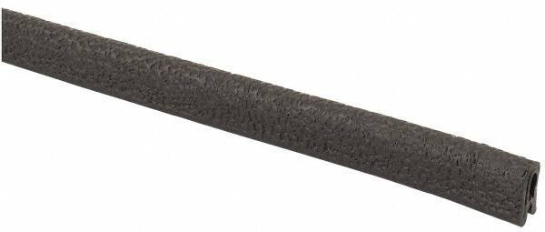 TRIM-LOK - 1/16 Inch Thick x 0.23 Wide x 250 Ft. Long, EPDM Rubber Edge Trim - Leather Texture - USA Tool & Supply