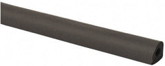 TRIM-LOK - 1/2 Inch Thick x 1/2 Wide x 100 Ft. Long, EPDM Rubber D Section Seal with Acrylic - USA Tool & Supply