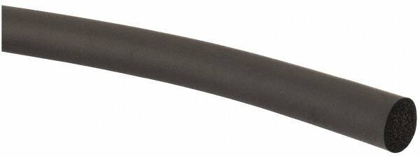 TRIM-LOK - 1/2 Inch Thick x 1/2 Wide x 100 Ft. Long, EPDM Rubber Solid Round Seal - USA Tool & Supply