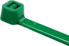 Value Collection - 14.6" Long Green Nylon Standard Cable Tie - 50 Lb Tensile Strength, 106mm Max Bundle Diam - USA Tool & Supply