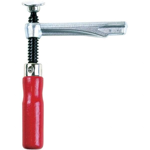 Bessey - 2,000 Lb Clamping Pressure, Steel, Straight Handle, SLV Bar & Pipe Clamping Arm - 5-1/2" Throat Depth - USA Tool & Supply