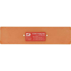 Dynabrade - 11 x 2-3/4" Rectangular Adhesive/PSA Backing Pad - File Board Sander Compatible, Screw Attachment, Nonvacuum Pad, 3/8" Thick, Medium Density - USA Tool & Supply