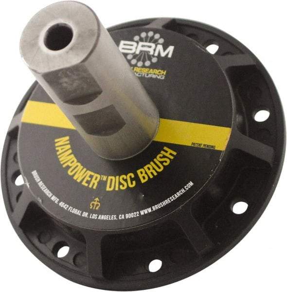 Brush Research Mfg. - 31/32" Arbor Hole to 0.968" Shank Diam Sidelock Collet - For 4, 5 & 6" NamPower Disc Brushes, Attached Spindle, Flow Through Spindle - USA Tool & Supply