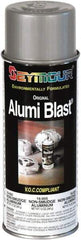 Seymour of Sycamore - Aluminum (Color), 12 oz Net Fill, Flat, Metallic Spray Paint - High Temperature Compatible - USA Tool & Supply