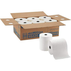 Georgia Pacific - Hard Roll of 1 Ply White Paper Towels - 8-1/4" Wide, 700' Roll Length - USA Tool & Supply