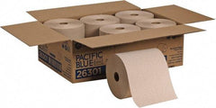 Georgia Pacific - Hard Roll of 1 Ply Brown Paper Towels - 7-7/8" Wide, 800' Roll Length - USA Tool & Supply