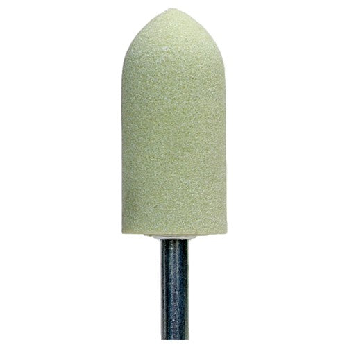 7/8″ × 2″ 1/4″ Spindle Quantum Mounted Point A11 80 Grit Ceramic Alumina - USA Tool & Supply