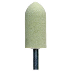 7/8″ × 2″ 1/4″ Spindle Quantum Mounted Point A11 80 Grit Ceramic Alumina - USA Tool & Supply