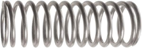 Associated Spring Raymond - 7.3mm OD, 1mm Wire, 14.5mm Free Length, Compression Spring - 42.2 Lb Spring Rating, 34.13 N Max Work Load, Music Wire - USA Tool & Supply